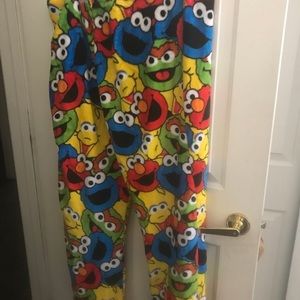 Sesame Street Fuzzy Pajama Pants!